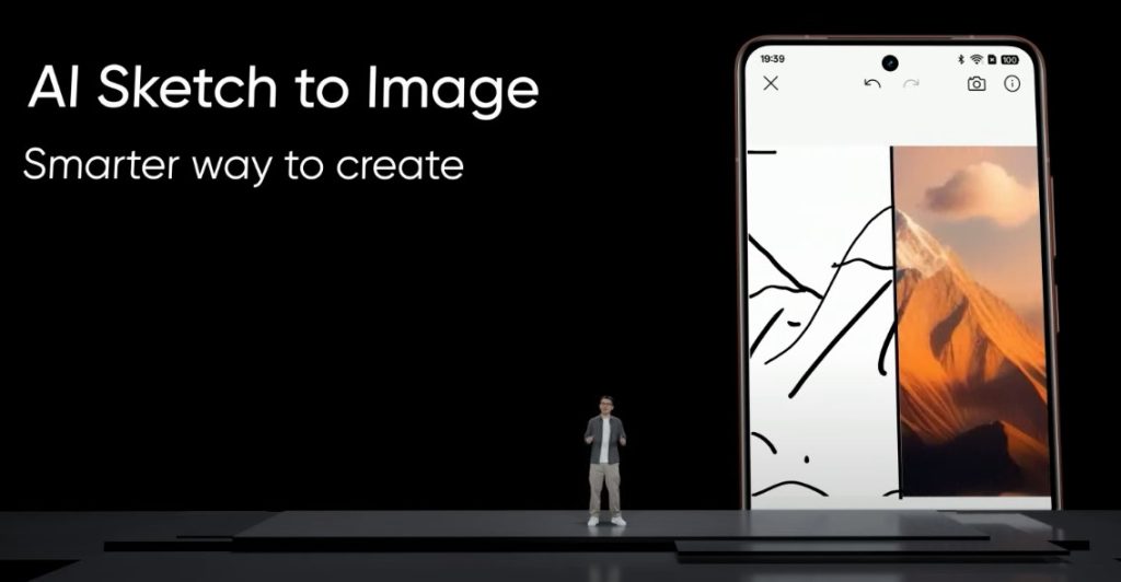 Realme GT 7 Pro AI Sketch to Image