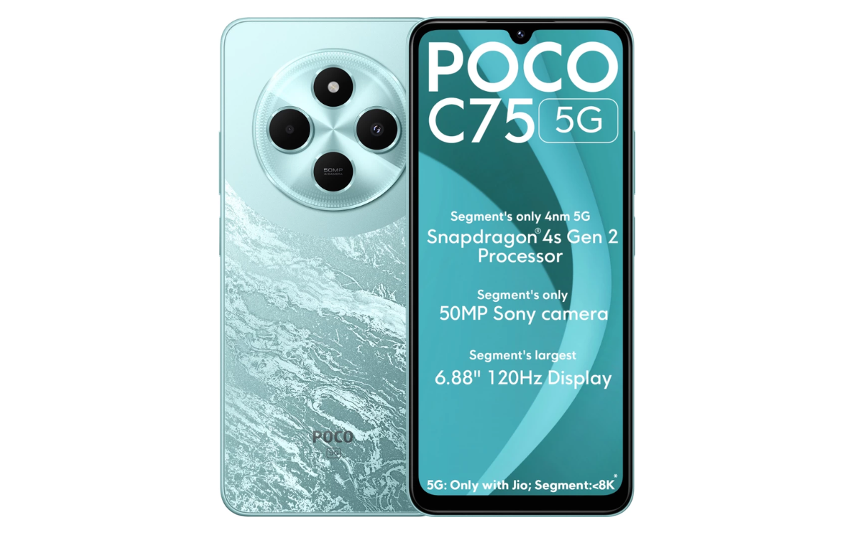 POCO C75 50MPカメラ 6.88インチグリ-ン色 POCO C75 - Xiaomi UK