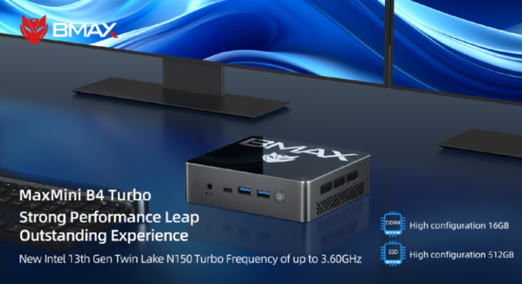 BMAX B4 Turbo Mini PC Launch: Intel 13th Gen Power and