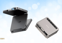 Aurzen Zip: World’s First Tri-Fold Projector That Fits in Your Pocket Aurzen Zip