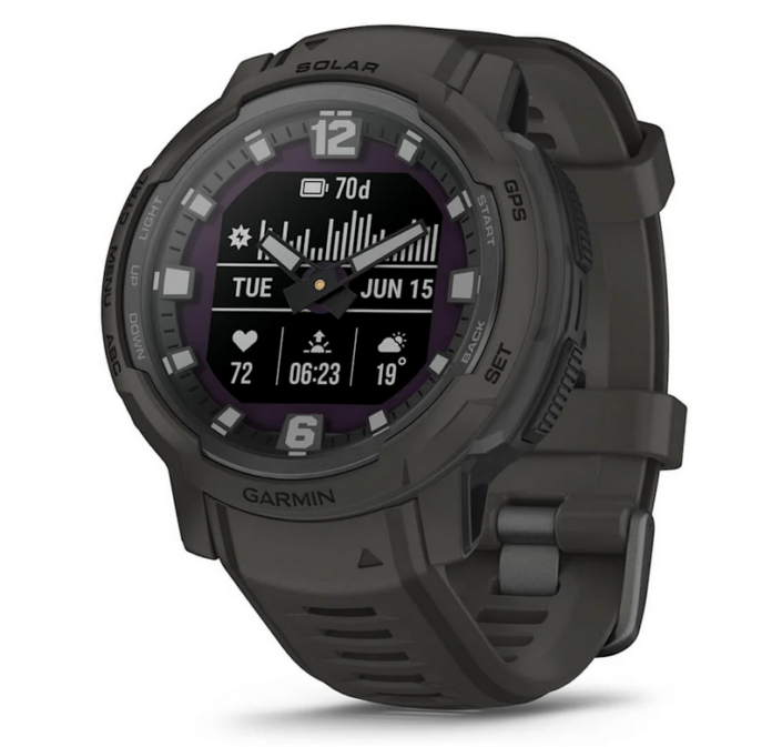 Garmin Instinct Crossover Solar Rugged Hybrid Smartwatch