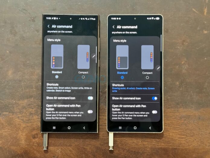 Samsung Galaxy S24 Ultra - Air Commands