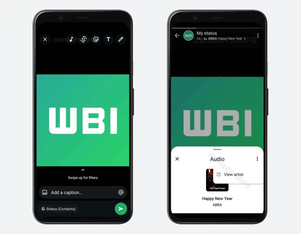 Whatsapp Status Music Update