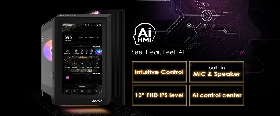 MSI MEG VISION X AI 2nd Gaming Desktop