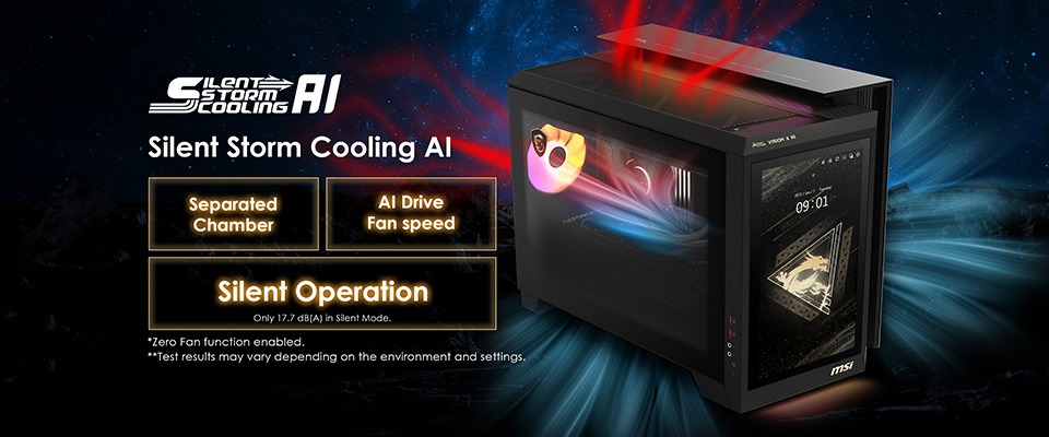 MSI MEG VISION X AI 2nd Gaming Desktop
