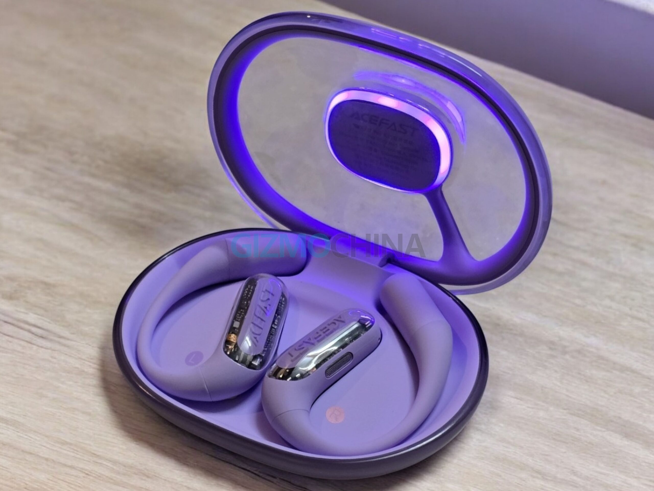 ACEFAST ACEFIT Pro ワイヤレスイヤホン（パープル） ACEFAST ACEFIT PRO Wireless Earphones Noise Reduction Long