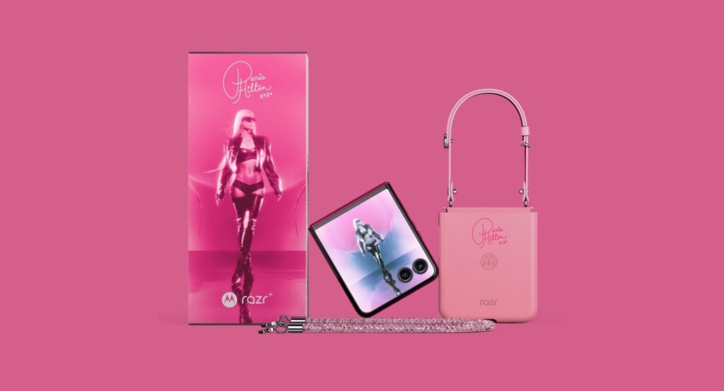 motorola razr+ Paris Hilton Limited Edition