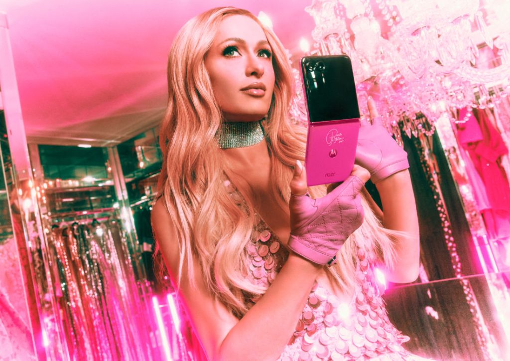 motorola razr+ Paris Hilton Limited Edition