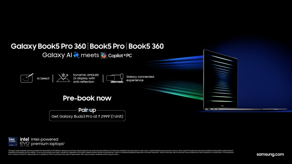 Galaxy Book 5 series launched in India