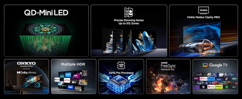 TCL 55Q6C-UK QD-Mini LED TV