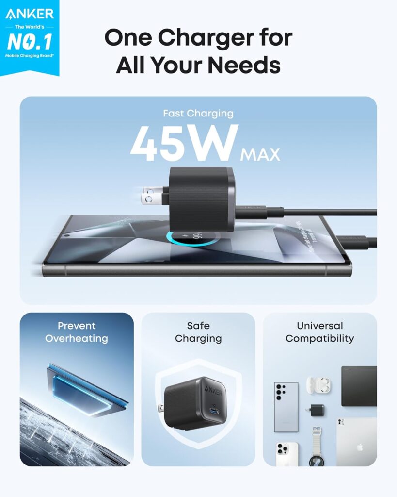 Anker Nano 45W Type C Charger