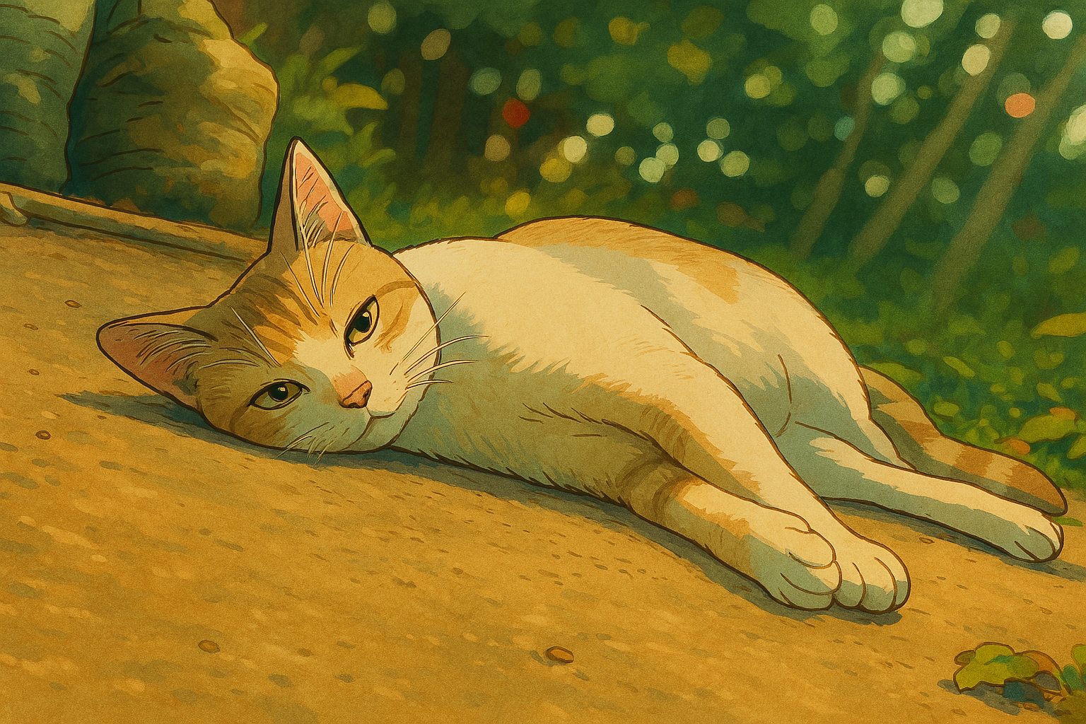 Cat-Ghibli-art