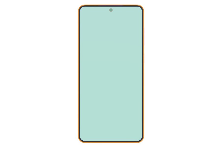 Galaxy S25 Edge front render