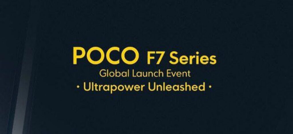 Poco F7 series global launch date