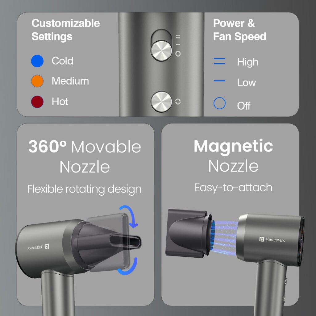 Portronics Zifro Hair Dryer