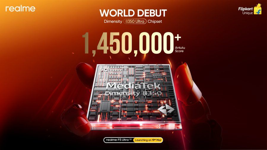 Realme P3 Ultra launch date