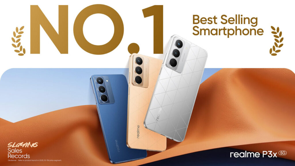 Realme P3x - best selling phone in Rs 10,000 - Rs 15,000 range