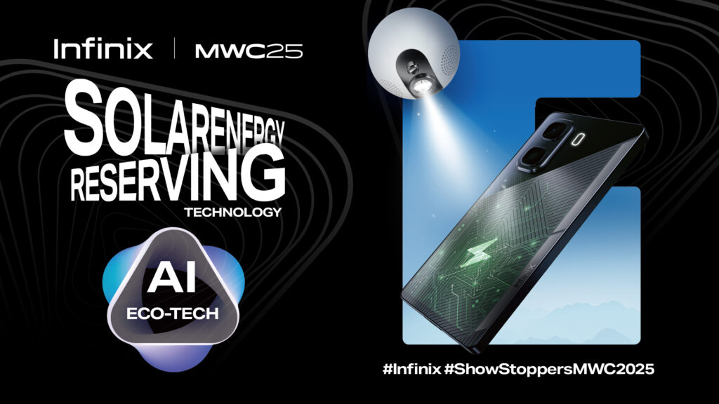 Infinix MWC 2025: SolarEnergy Reserving Technology