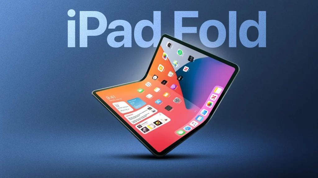 foldable iPad render