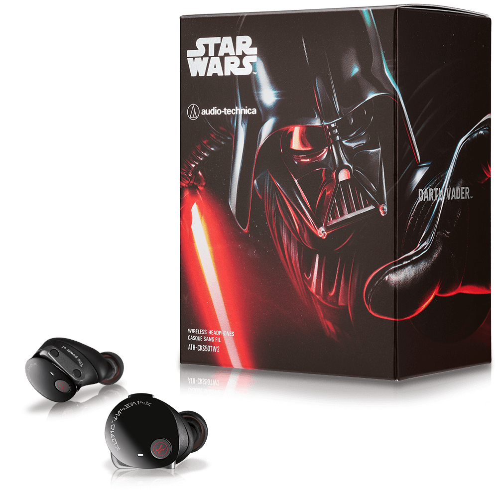 【限定品】audio-technica Star Wars ワイヤレスイヤホン ATH-CKS50TW2 DV｜イヤホン：完全ワイヤレスイヤホン｜オーディオテクニカ