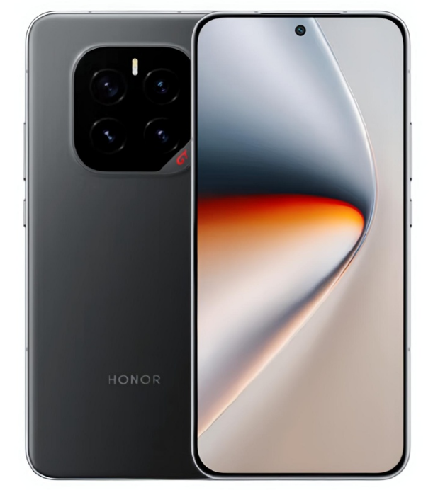 Honor GT Pro dalam warna Phantom Black