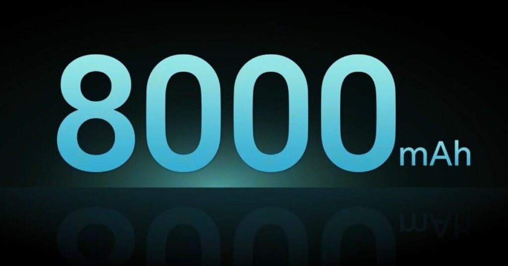 Honor Power has a 8000mAh battery