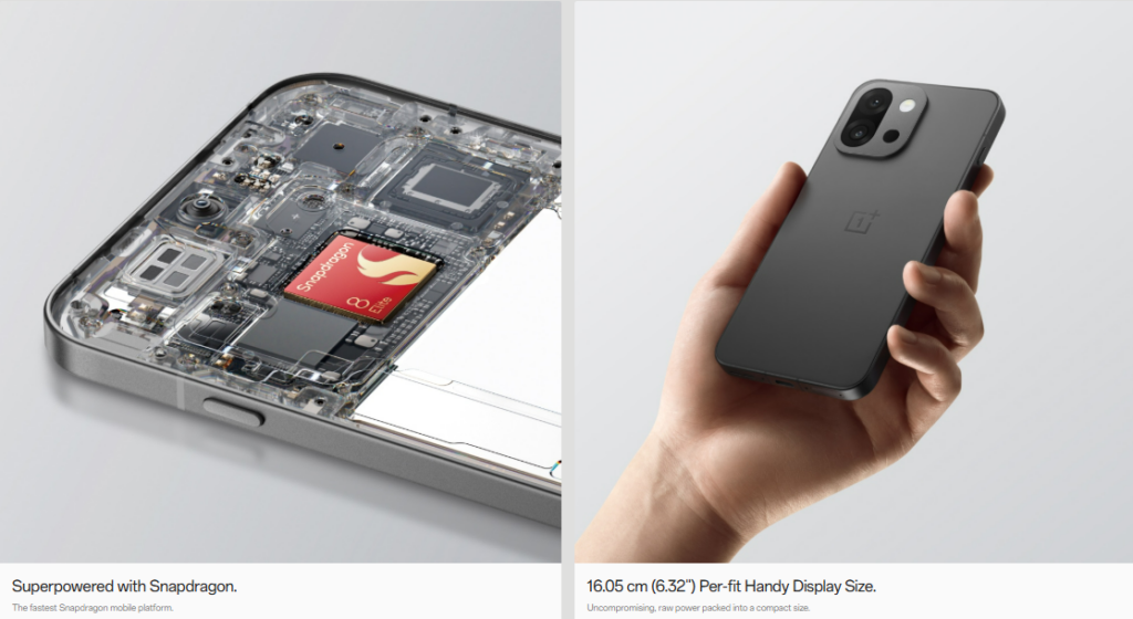 Tampilan OnePlus 13S, chipset