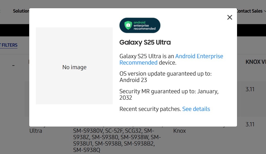 Samsung Galaxy S25 Ultra Enterprise Edition