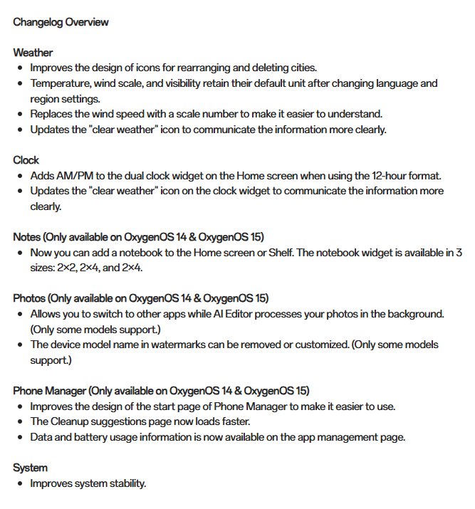 Oxygenos V60P01 - Pembaruan April 2025