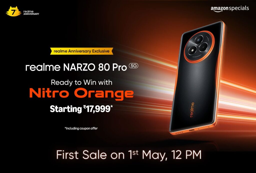 Realme Narzo 80 Pro 5G Nitro Orange