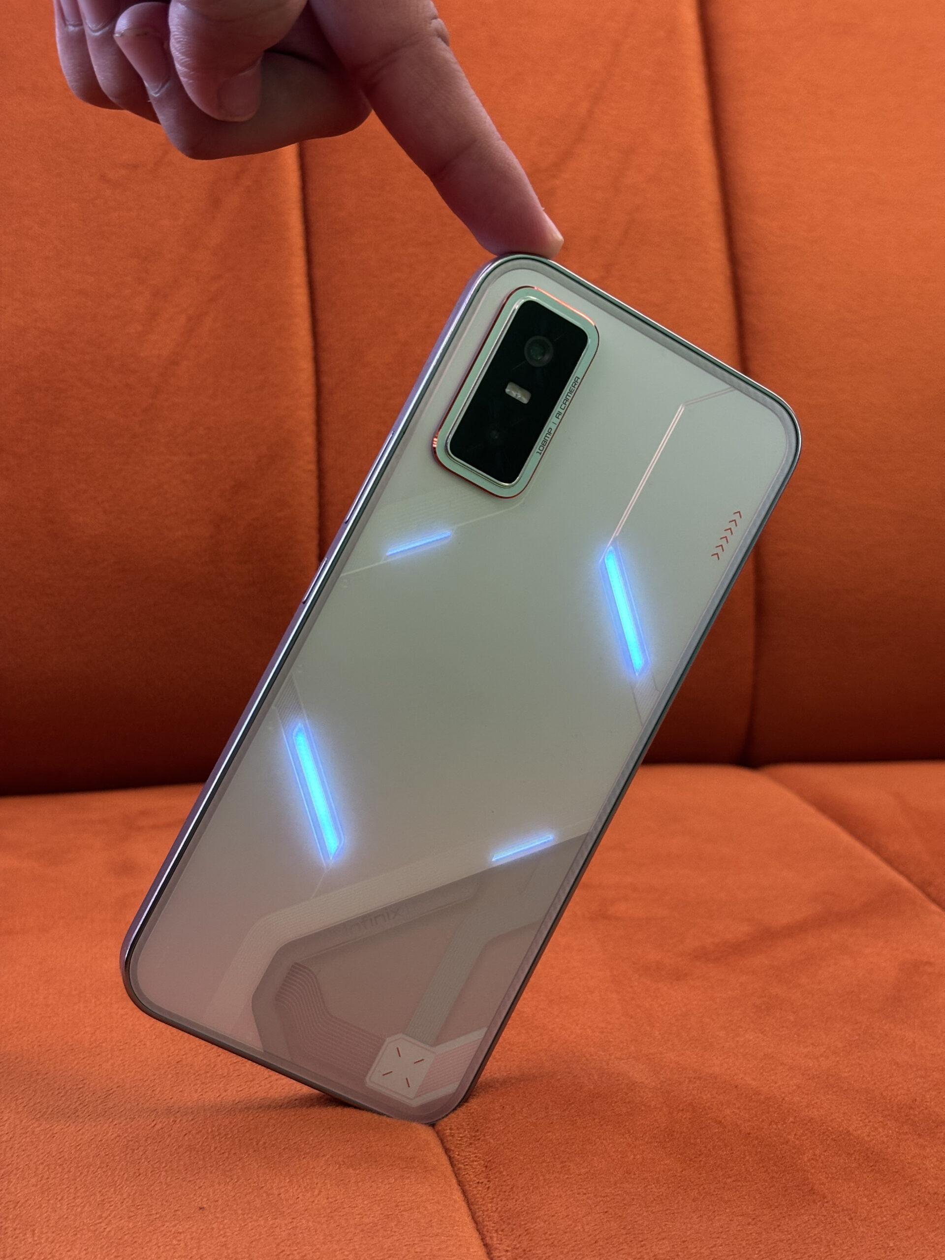 Infinix GT 30 Pro in Blade White