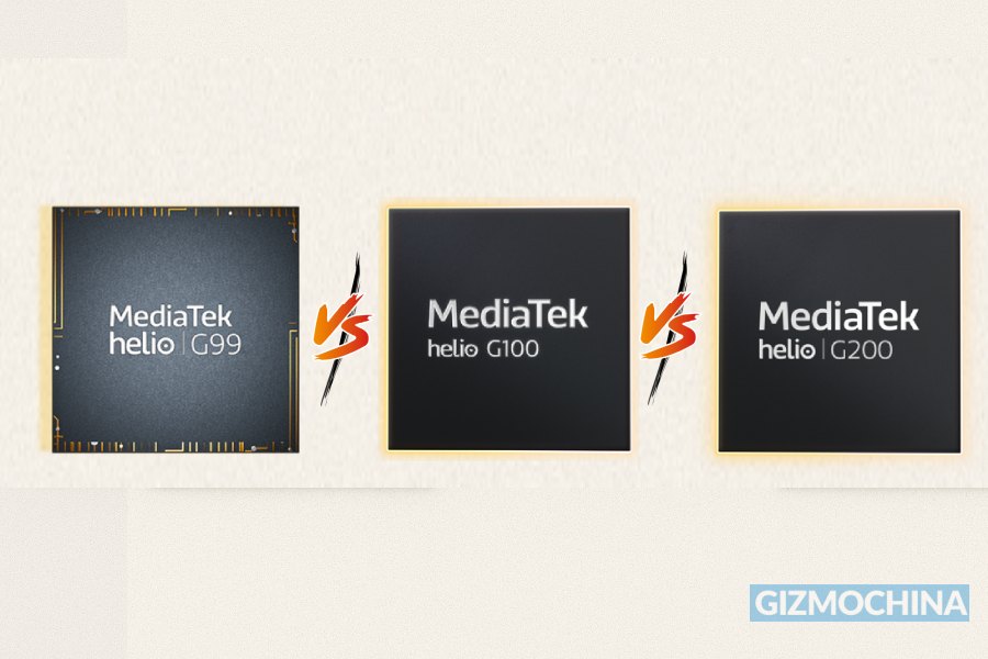 MediaTek Helio G99 vs Helio G100 vs Helio G200 chip