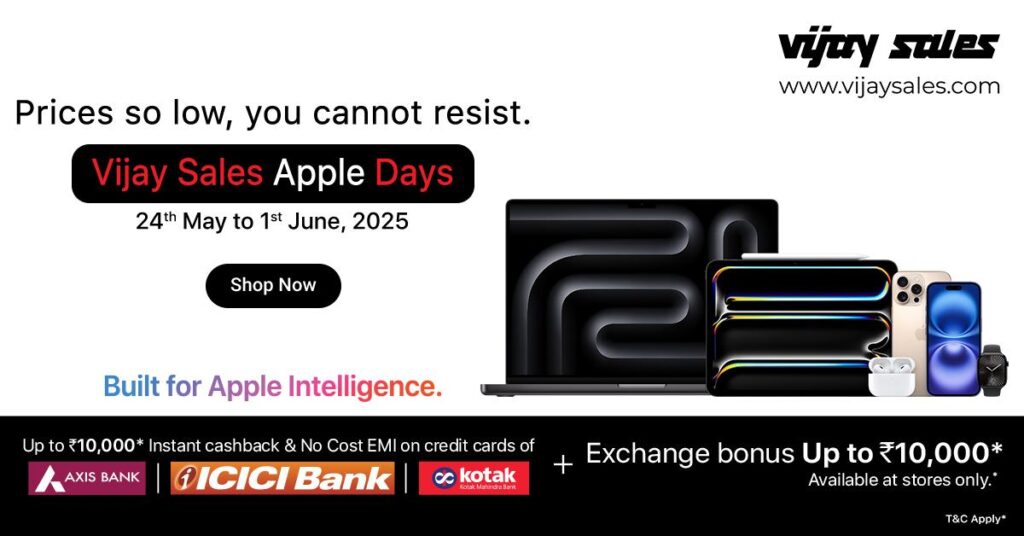 Vijay Sales Apple Days offfer