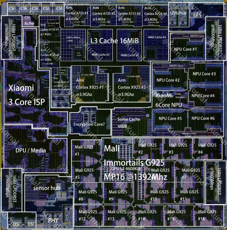 Xring O1 die shot