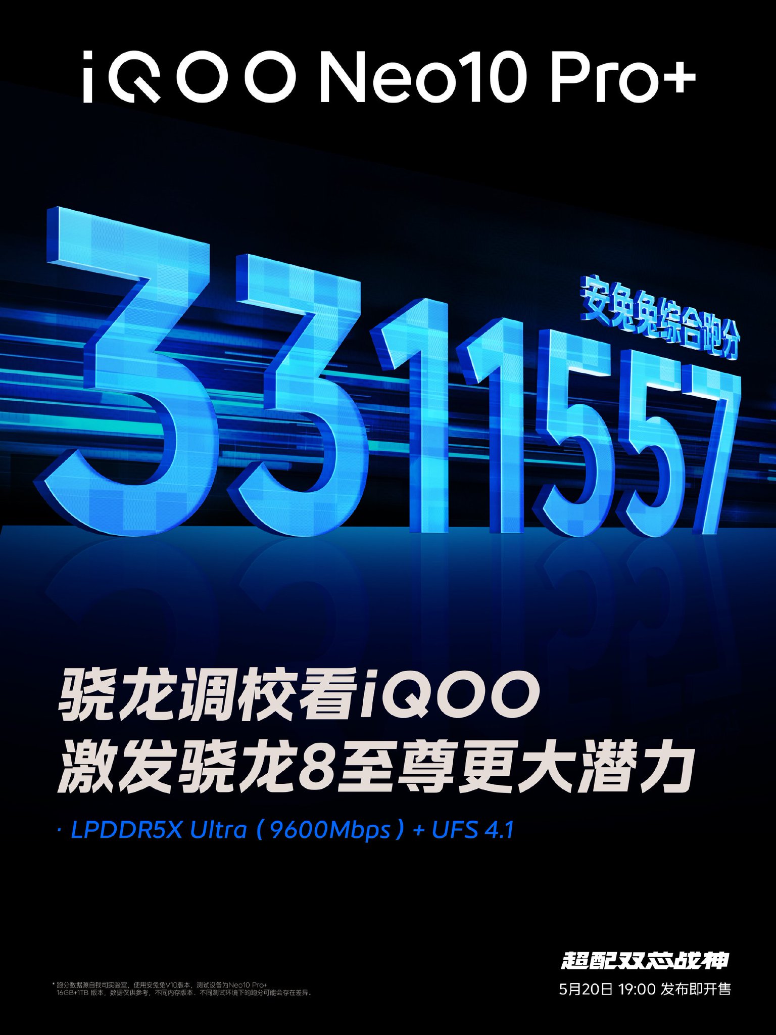 iQOO Neo 10 Pro+ AnTuTu-