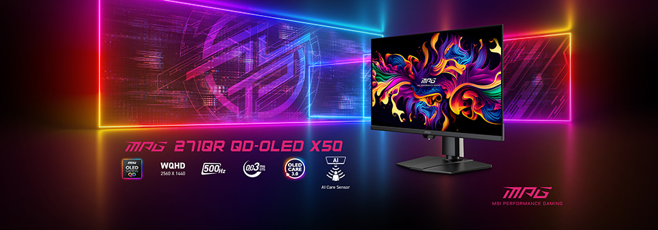 MSI MPG 271QR QD-OLED X50