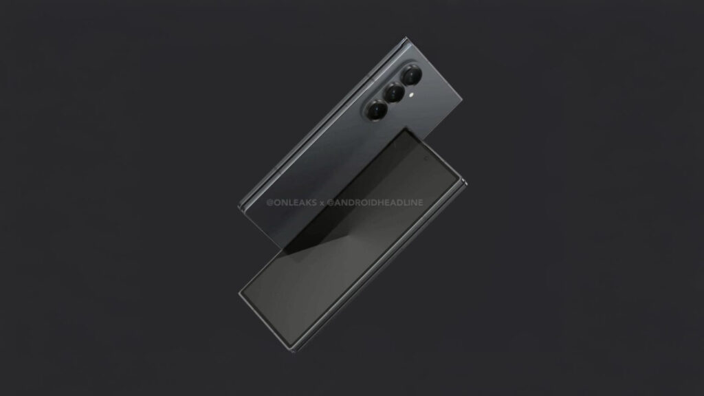 Galaxy Z Fold 7 render