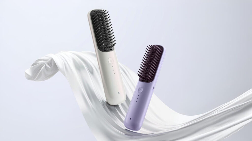 Mijia cordless hair straightening brush
