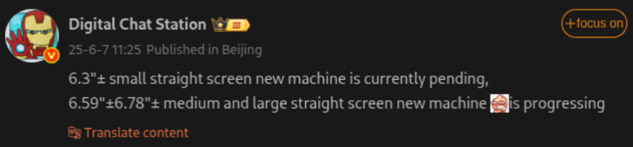Find X9 series screen size leak