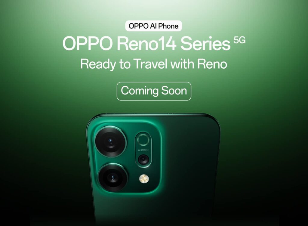 Oppo Reno 14 series India teaser