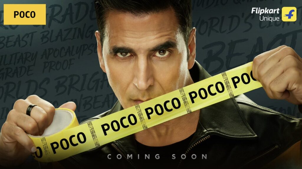 POCO F7 को अक्षय कुमार द्वारा समर्थन दिया जाना चाहिए