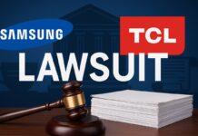 Samsung files lawsuit against TCL over OLED display patents Samsung TCL lawsuit