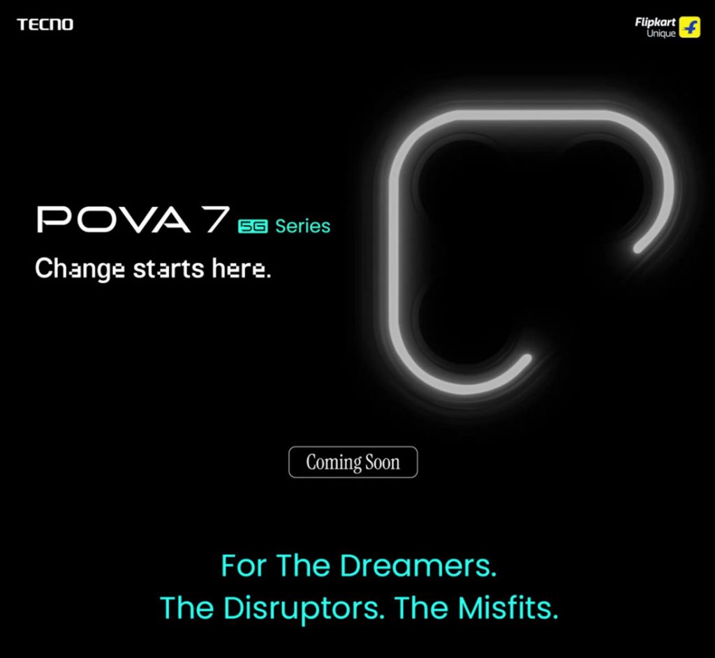 Tecno Pova 7 Teaser