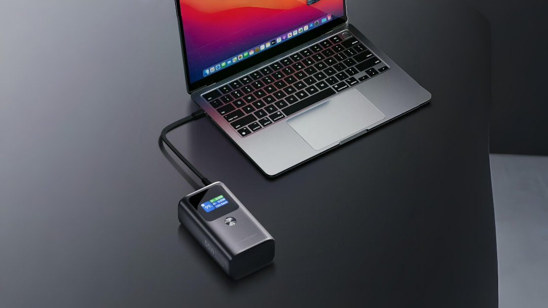 Thunderobot V10 Super Power Stick hadir di China dengan kapasitas 10.000mAh, output 55W PD/PPS, layar TFT