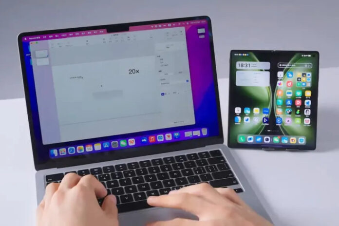Vivo X Fold 5 integration with MacBook