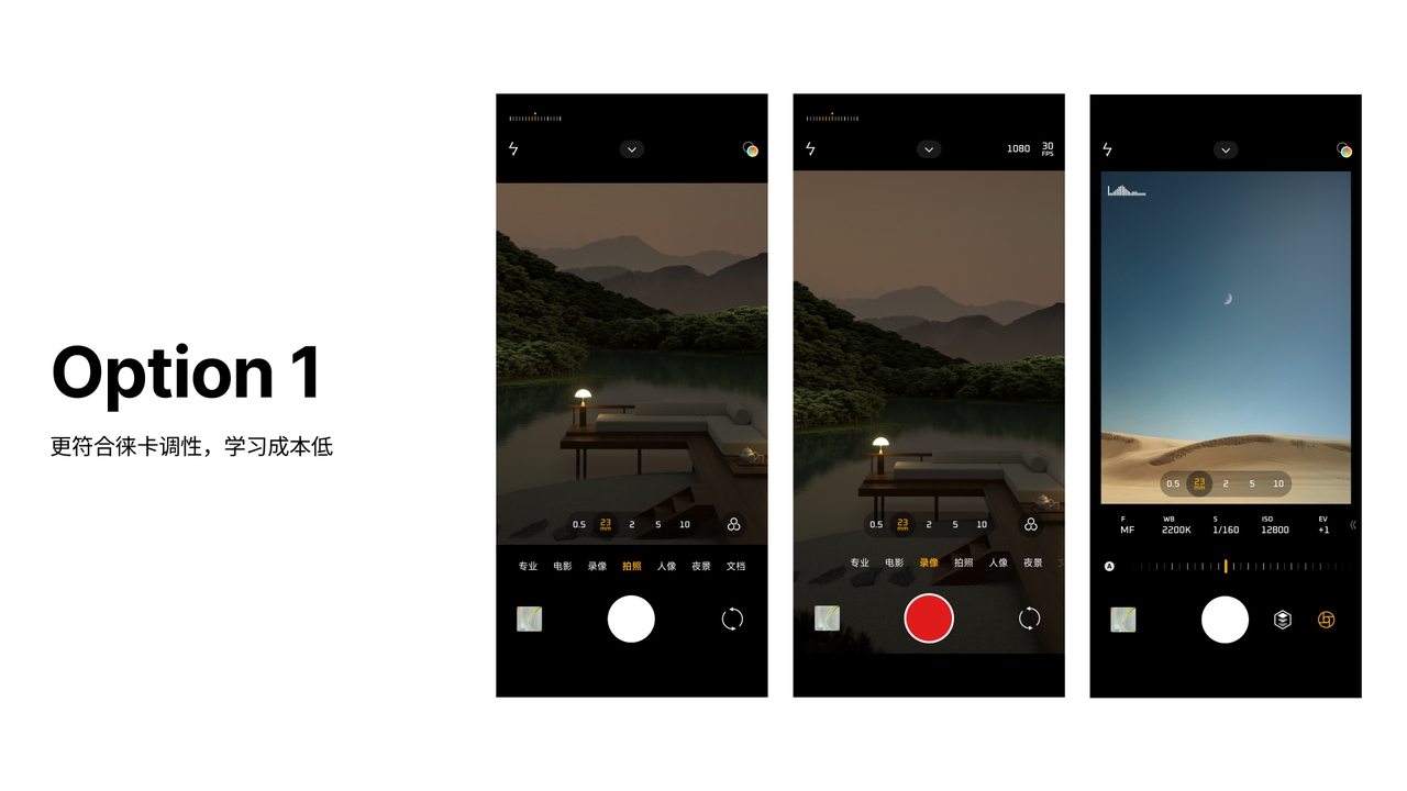 Xiaomi redesigned camera app