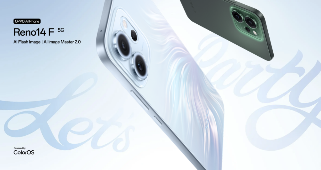 Oppo Reno 14F 5G launched with 120Hz AMOLED screen, Snapdragon 6 Gen 1,  6,000mAh battery - Gizmochina