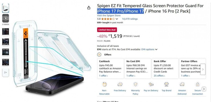 Ukuran iPhone 17 terungkap