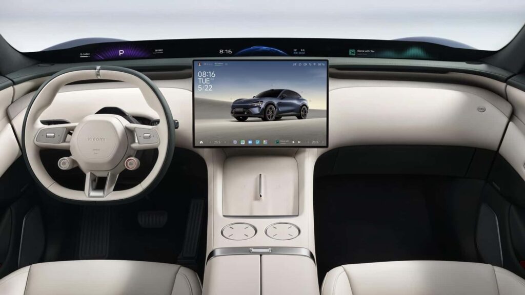 xiaomi yu7 interior