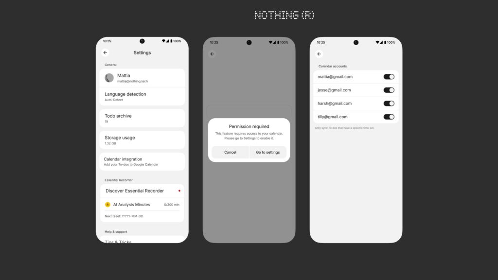 Google Calendar integration